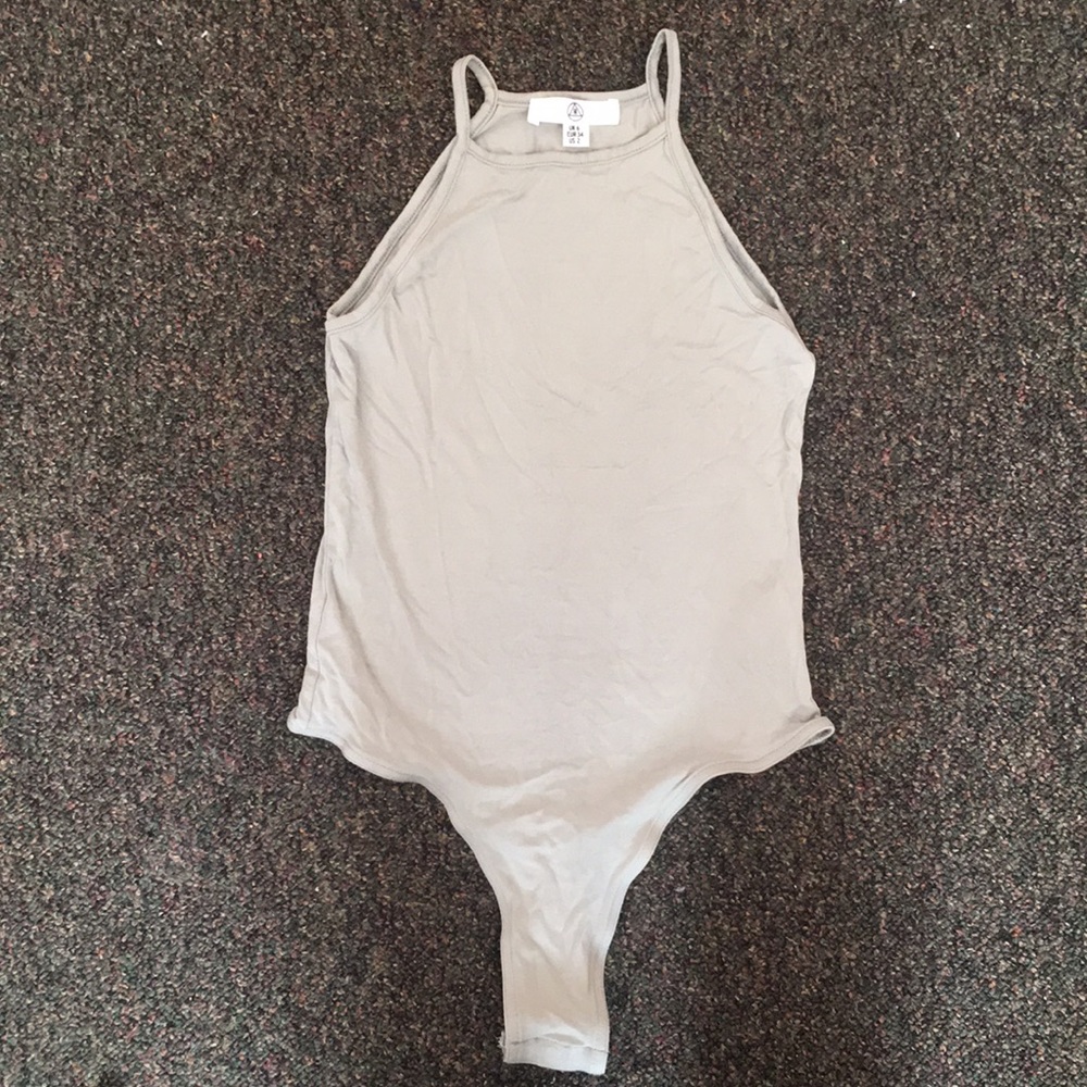 Missguided pale green bodysuit